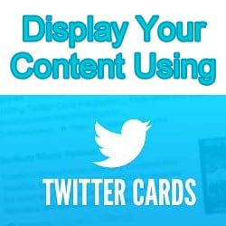 Using the Twitter Card Summary