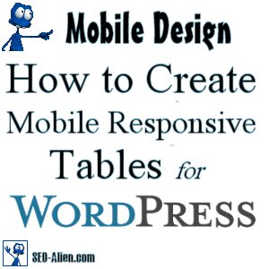 WordPress – How to Make Mobile Friendly Tables