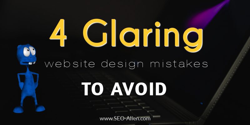 4 Glaring Web Design Mistakes to Attract