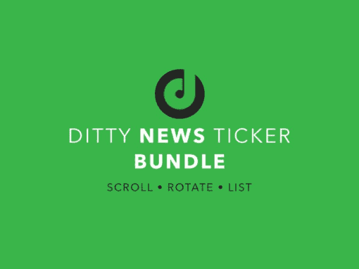 Ditty News Ticker Bundle
