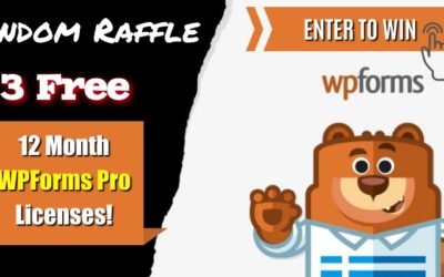 WPForms Pro Yearly Subscription Give-Away
