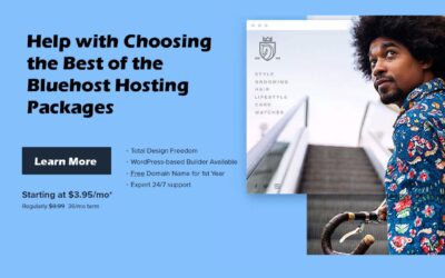 Help Choosing the Best Bluehost Hosting Package