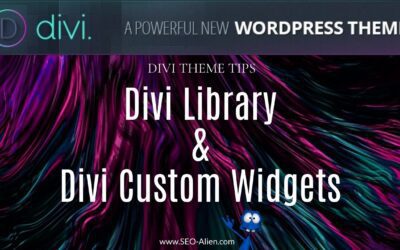 Using the Divi Library and Custom Widgets