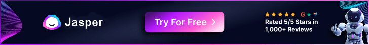 Try Jasper for Free and get 10,000 Credits