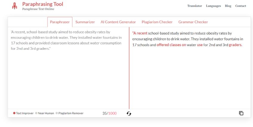 paraphrasing tool 