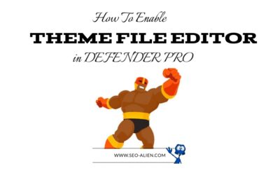 How to Enable Theme File Editor in Defender Plugin