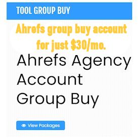 ahrefs Agency Group Buy Account