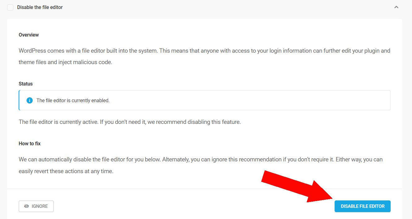 Disable File Editor Defender Pro Disable File Editor Defender Pro