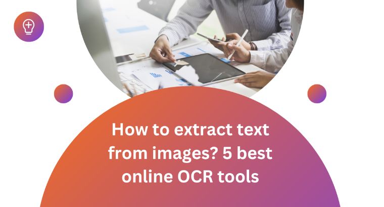 How to extract text from images