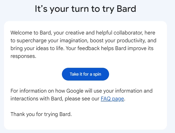 Bard Invite