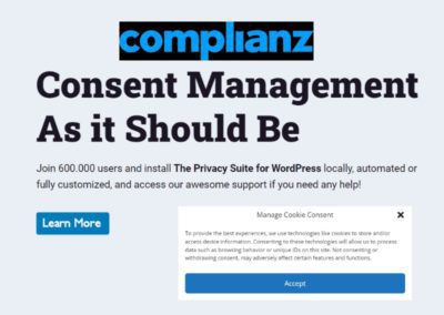 Complianz: Easy GDPR/CCPA Compliance for WordPress