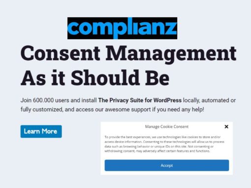 Complianz: Easy GDPR/CCPA Compliance for WordPress