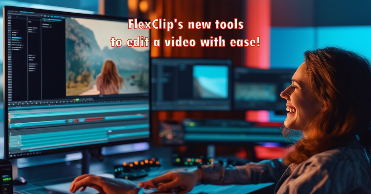 FlexClip's new tools to edit a video with ease