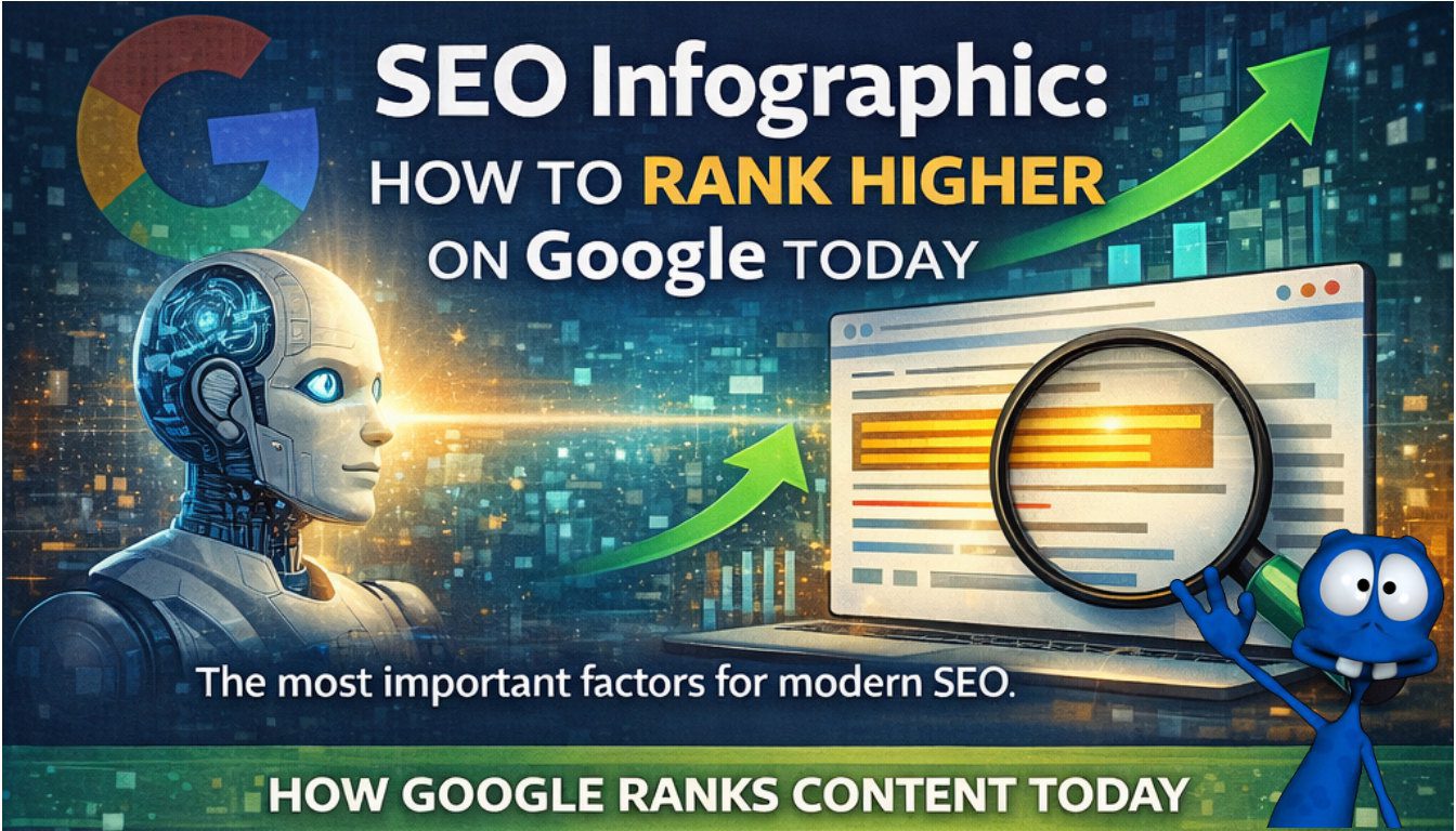 SEO infographic Mastering Google rankings